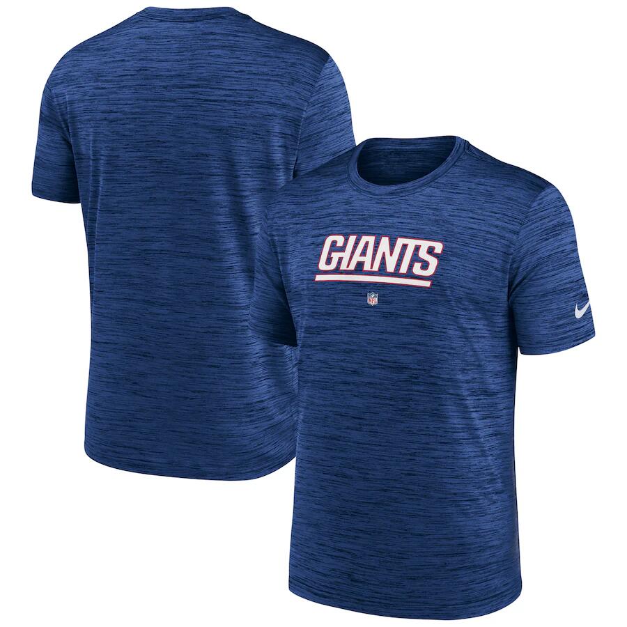 Men's New York Giants Royal Velocity Performance T-Shirt
